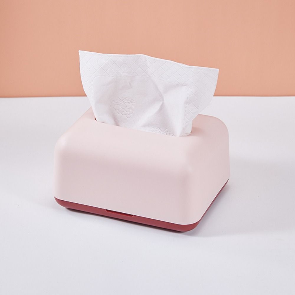 Large Storage Napkin Holder Plastic Car Tissue Box New Paper Towel Box