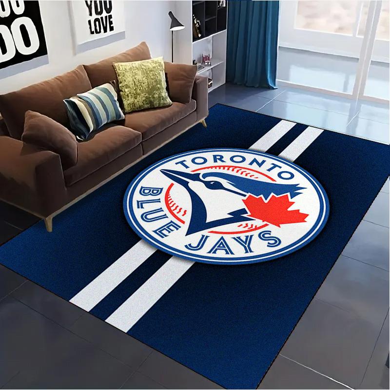 Toronto Blue Jays Carpet Rug for Living Room Bedroom Home Sofa Decoration,Kids play Non-slip Floor Mat