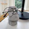 Man Head Eyeglasses Holder Resin Abstract Male Bust Eyeglass Stand Tabletop Decor Glasses Organizer for Home Office Desk