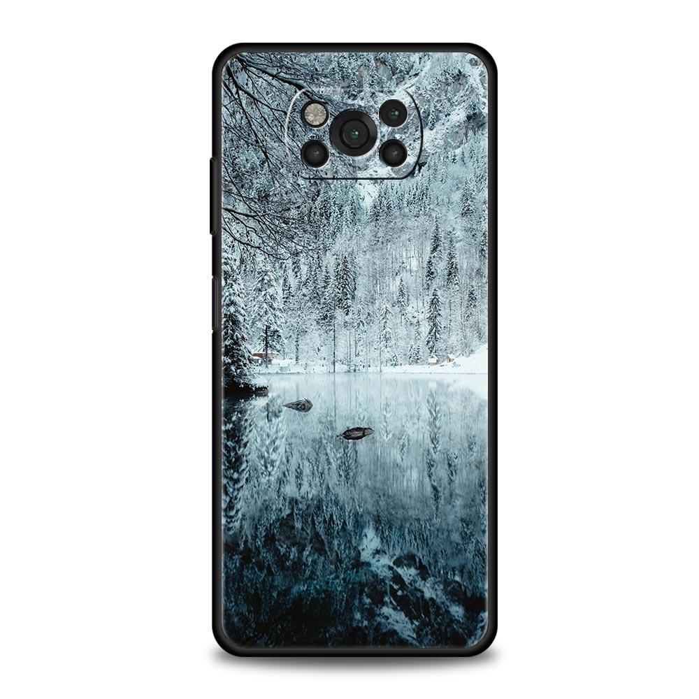 Чехол для телефона Природа Лес Пляж Восход Солнца для Xiaomi Poco X3 NFC M3 F3 F4 M4 X4 Mi Note 12T 12 Pro 10 11 Lite 10T 5G 11T 9T