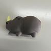 Игрушки для домашних животных Игрушка в форме носорога со звуком Гибкая износостойкая латексная игрушка для собак Чистка зубов Снятие тревожности Грызть