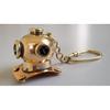 Antique Solid Brass Antique Divers Helmet Key Chain Scuba Diving Mini Helmet Key Ring