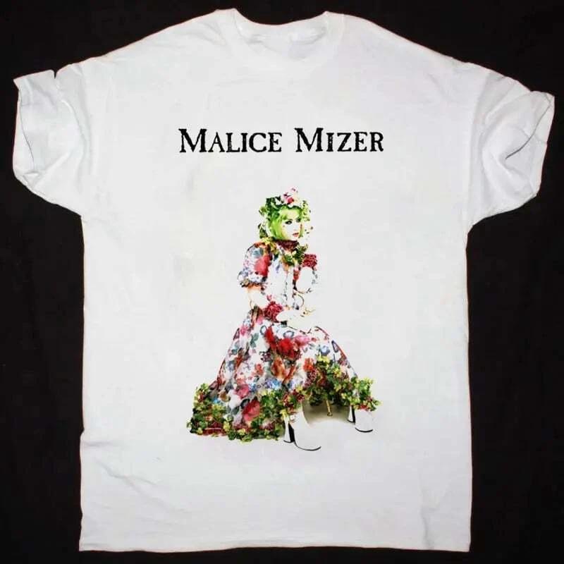 Malice Mizer - Путешествие без возвращения Футболка Классическая белая Унисекс S-5XL LI751
