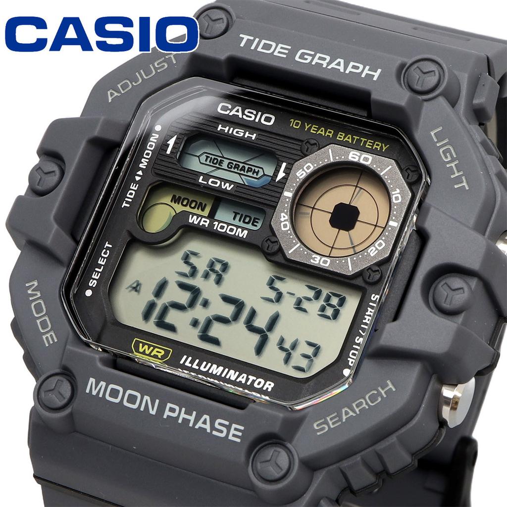 Casio Мужские часы, импортные, модель, цифровые, WS-1700H-8AV