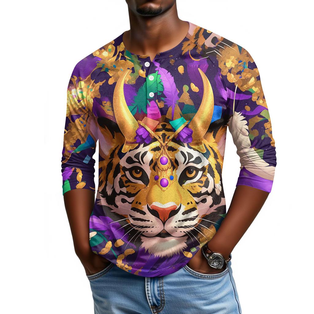 Мужской топ с рукавом реглан и рукавом три четверти