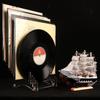 Водонепроницаемая акриловая стойка для виниловых пластинок 12 альбомов Настольный органайзер для файлов Держатель для виниловых пластинок Фоторамка