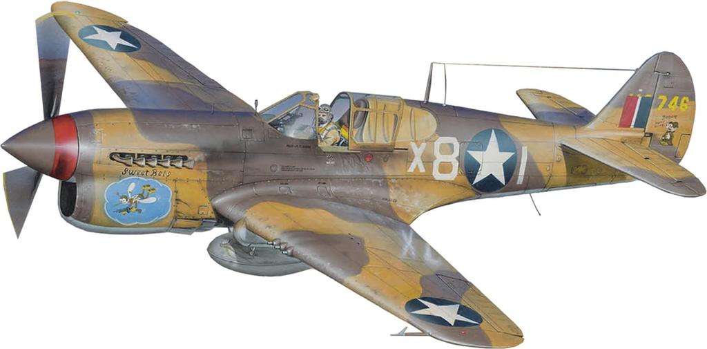 Специальный хобби Американский истребитель Curtiss Warhawk Operation Torch Пластиковая модель SH72493 1/72 P-40F/L