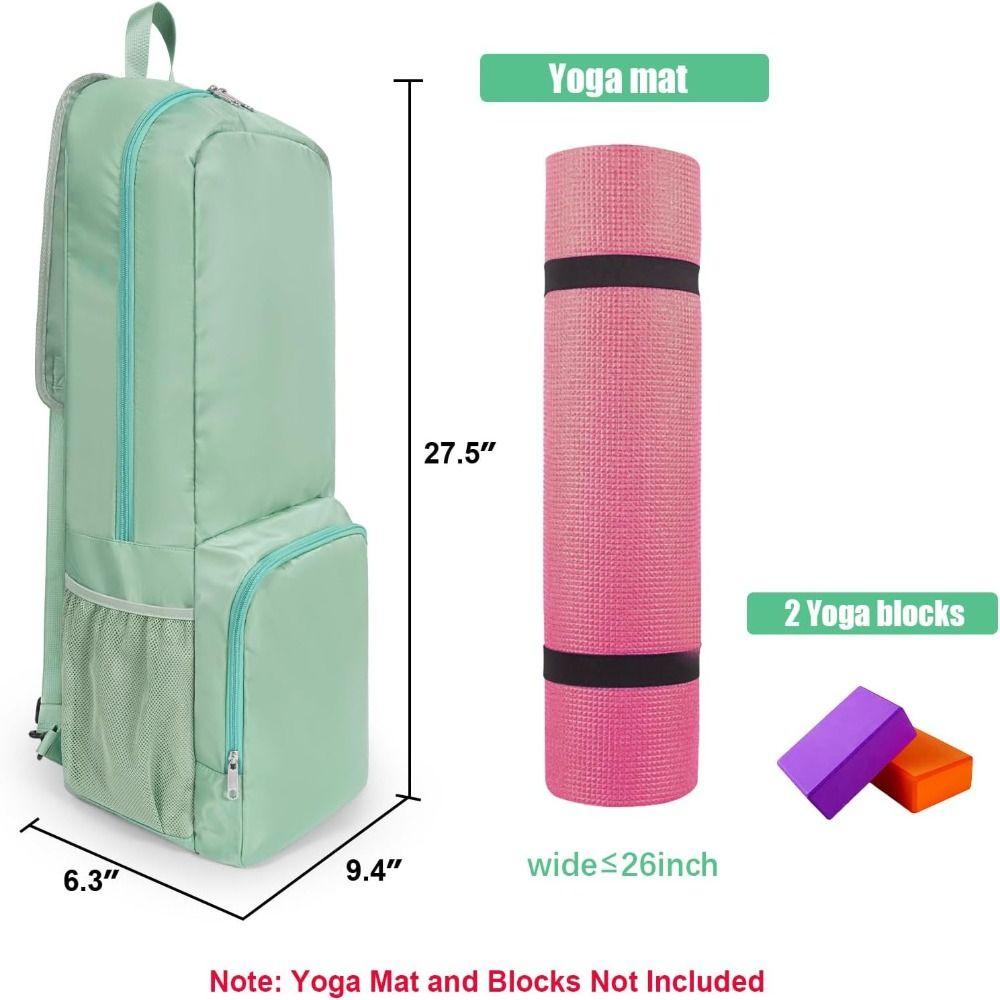 Waterproof Yoga Mat Bag Fabric Yoga Mat Holder Bag Durable Sling Handle Mat Tote Bag