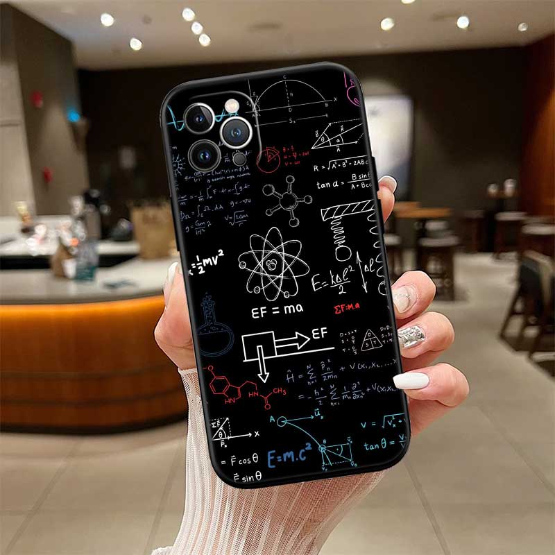 NH15 Chemical Maths Formula Case for Samsung A11 A12 A13 A15 A52S A53 A55 A56 A70 A71 A72 A73 F06 F16 F56 S10 Plus S10e