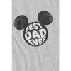 Disney Mens Best Dad Ever Mickey Mouse T-Shirt