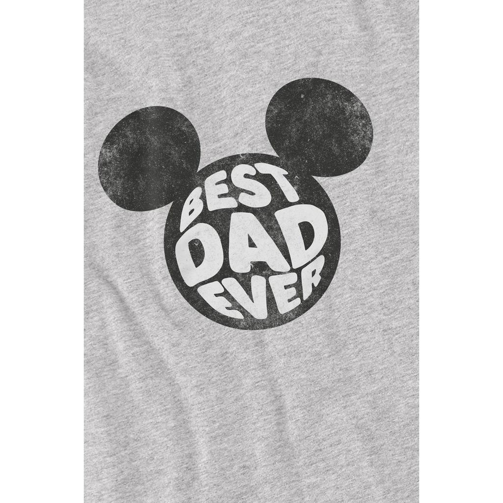 Disney Mens Best Dad Ever Mickey Mouse T-Shirt