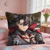 Wriothesley Genshin Impact Cushion Cover Square Short Plush Pillow Case Living Room Sofa Home Decor Funda X