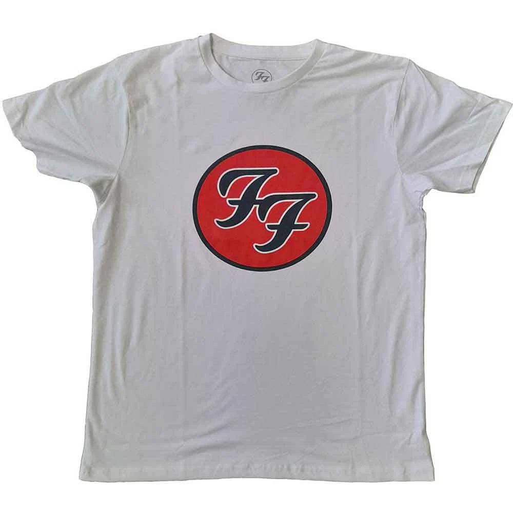 Foo Fighters Ff Logo White Official Mens Unisex T-Shirt