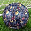 1pc Moonlit Garden Cat Theme Soccer Ball Football, Size 5, Lightweight PVC, Durable Outdoor Training Soccer Ball, Gift m61459