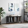 VidaXL Record Cabinet Black 100x38x48 Cm Engineered Wood 831757