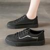 2025 весна новые женские туфли спортивные универсальные белые туфли женские повседневные кожаные туфли с одной педалью модные туфли