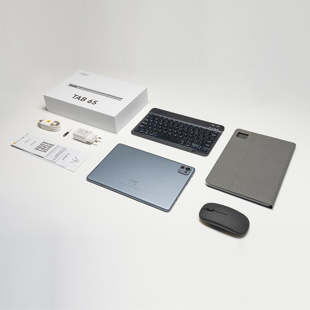 Планшет Cubot TAB 65, Android 15, Восьмиядерный, 4 ГБ ОЗУ, 128 ГБ ПЗУ, 10,1-дюймовый HD+ экран 90 Гц, 13 МП камера, 6200 мАч, OTG