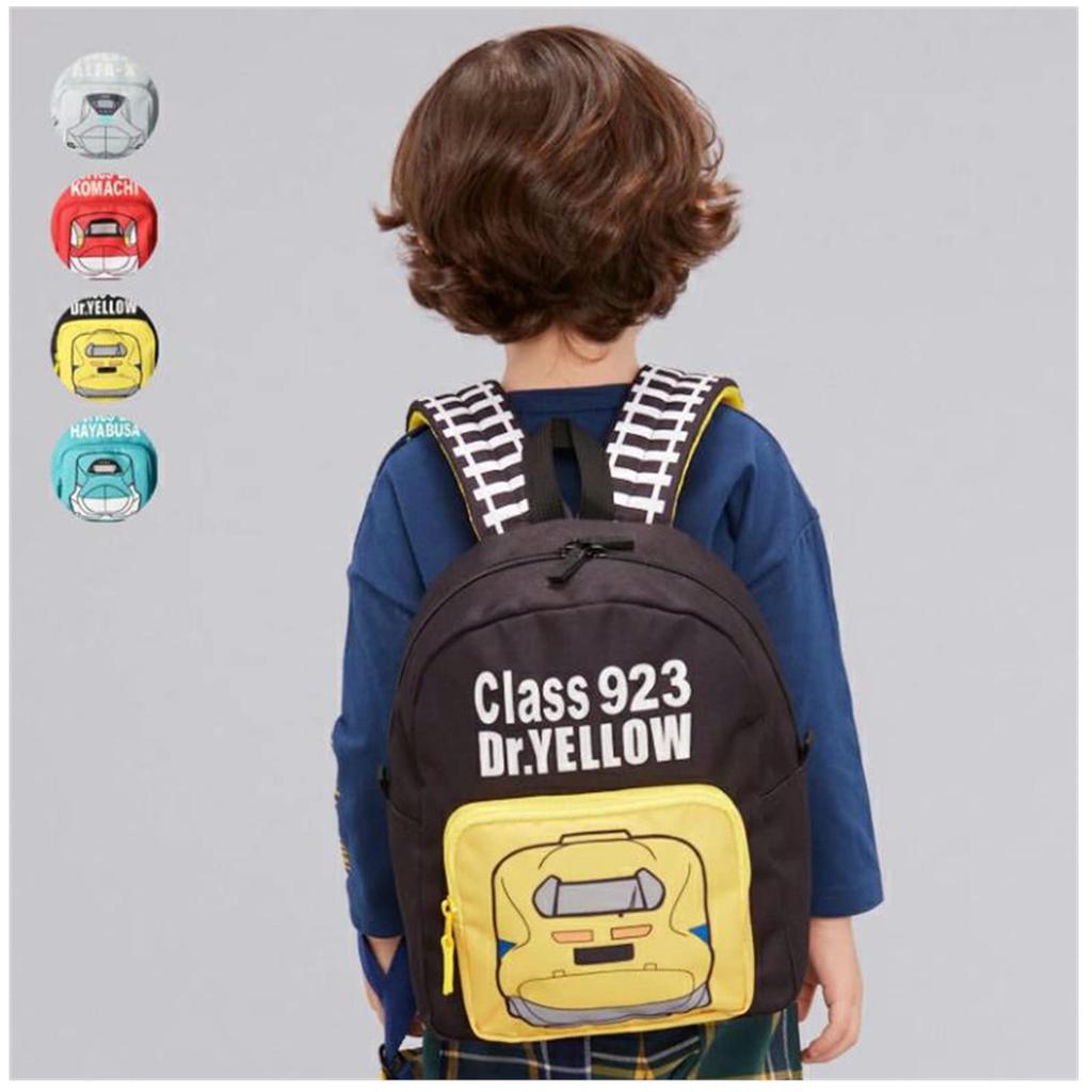 Backpack Kids Shinkansen Dress Up Backpack Boys Boys Komachi Hayabusa Doctor Yellow Rucksack Train [Kids Foret] (Komachi M)