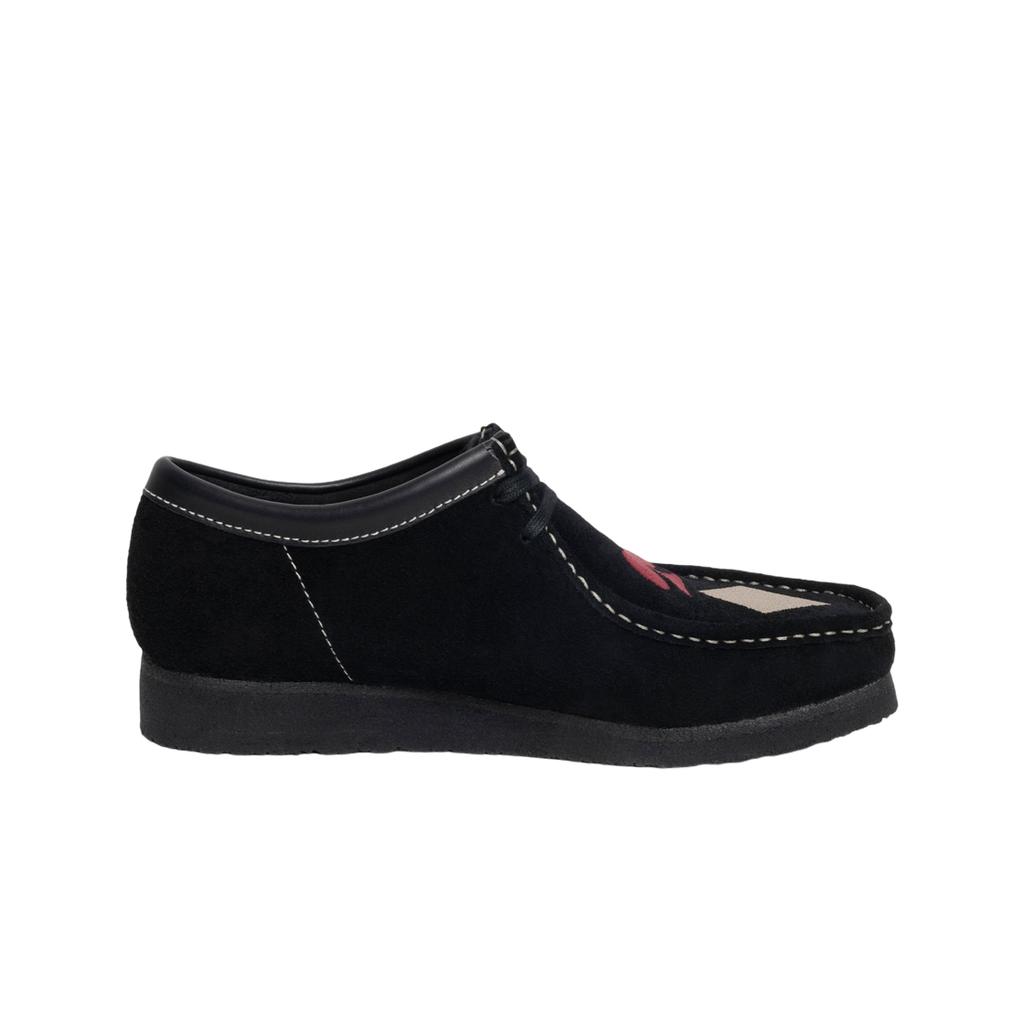Clarks X Stussy Wallabee Черная замша