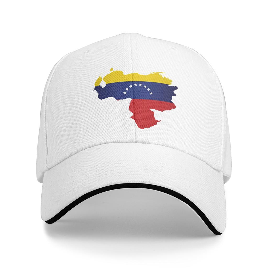 Unisex Venezuela Map Flag Venezuelan Outdoor Hat Adjustable Cap Casual Baseball Cap Golf Hats