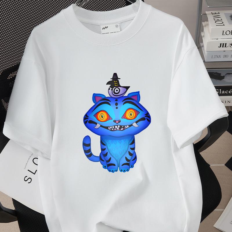 Kpop Korean Wave Witch Hunt trendy casual short sleeved printed T-shirt 5988 KTB