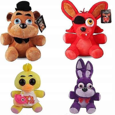 Fnaf Бонни Фокси Чика Плюшевая игрушка 25 см 4 шт.