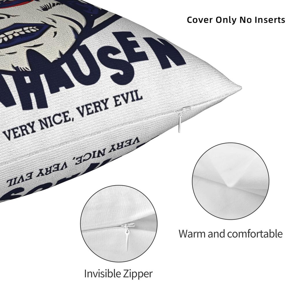 Decorative Pillow Covers Danhausen Wrestler Merch Bedroom Pillow Case Cover Zipper Multiple Sizes