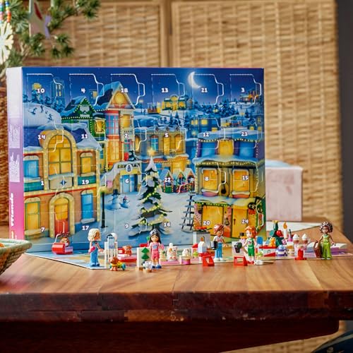 Адвент-календарь LEGO Friends 2025 - Игрушка, Подарок на День Рождения, Строительные Блоки, Развивающая Игрушка для Девочек и Мальчиков, Возраст 6, 7, 8, 9, Транспортные Средства, Машинки, Мини