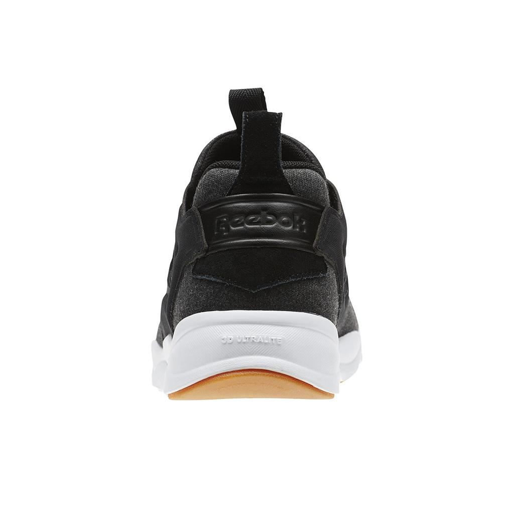 Reebok Furylite Ткань Хэзер Синтетическая кожа Удобные Дышащие Легкие Низкие Повседневные Кроссовки Унисекс Черный CM9949
