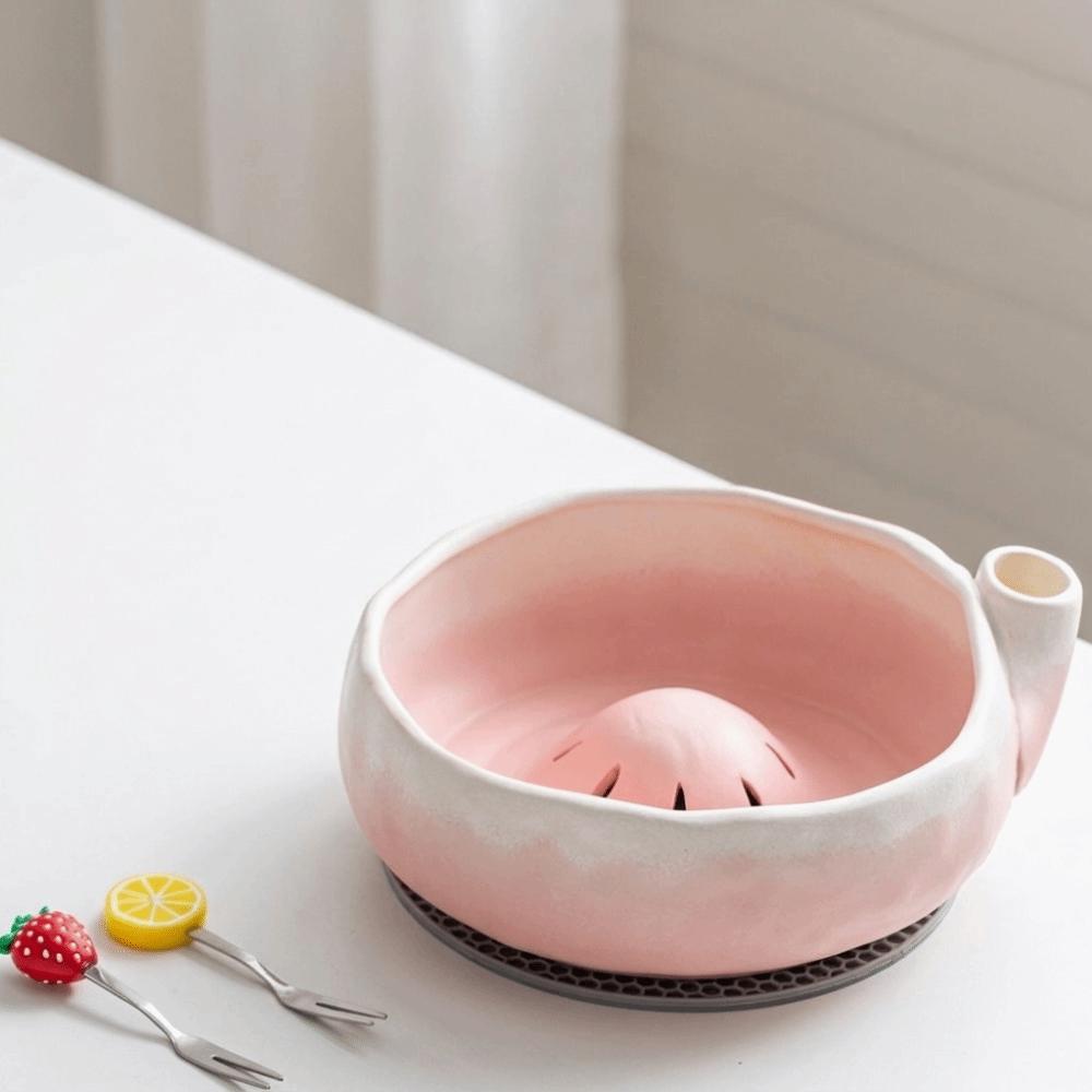 Automatic Rotating Berry Colander Bowl Self Spinning Fruit Rinse Bowl  Cherry Tomatoes