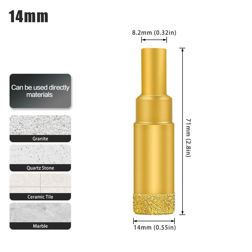Многофункциональное сухое сверло для плитки: мрамор, керамогранит, гранит и стекло — идеально подходит для легкого сверления отверстий