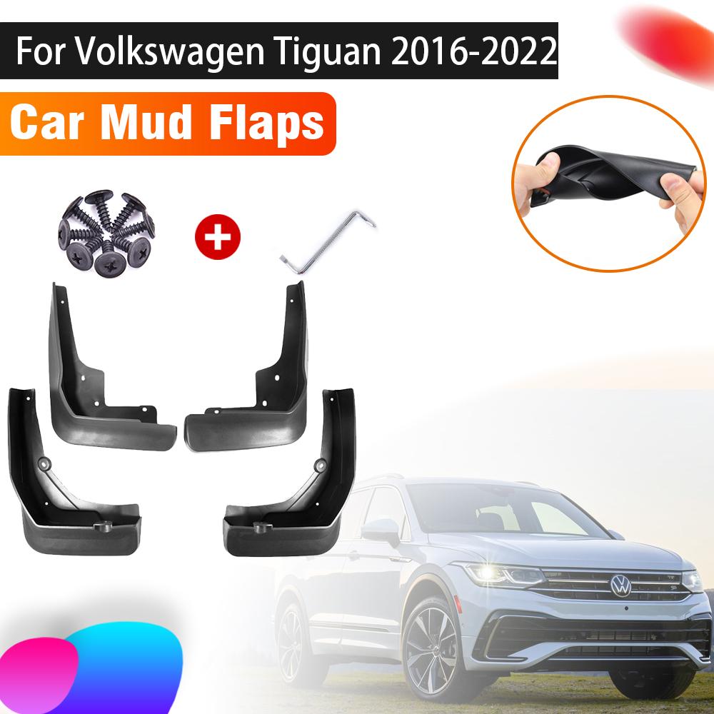 Mud Flaps For Volkswagen VW Tiguan 2018 Accessories 2022 ~ 2016 AD BW Car Mudguards Splash Guard Front Rear Fender