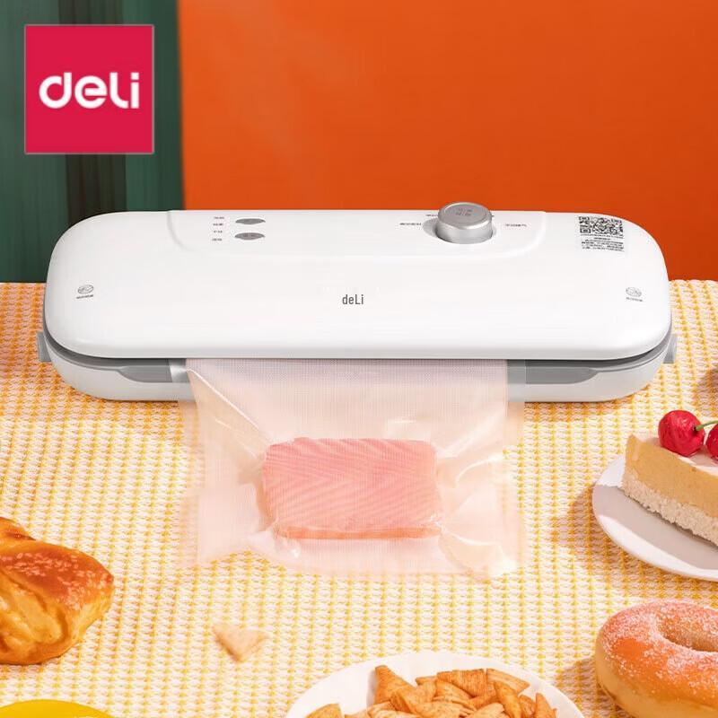 Deli Автоматический вакуумный упаковщик продуктов, вилка CN (адаптер в комплекте)