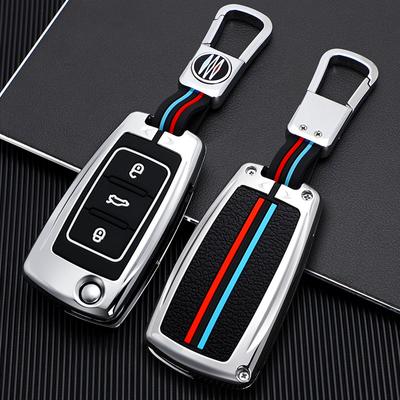 Металлический чехол для ключей из цинкового сплава для VW Volkswagen Beetle Passat Tiguan Touran Jetta MK1-MK6 Golf GTI/Rabbit/R, Стайлинг автомобиля
