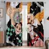 Anime Japanese Cartoon Printed Curtains Restaurant Living Room Bedroom Blackout Heat Insulation Decorative Curtains 2 Pieces
