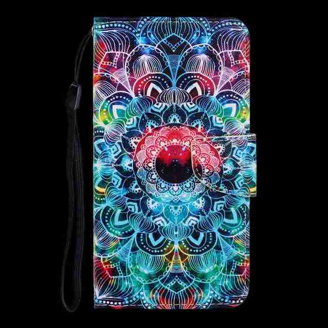 Кожаный чехол для Iphone 12 13 Pro Max, флип-кошелек, держатель для карт, модный чехол для телефонной книги с мультяшной росписью 12pro 13pro