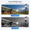 Камера на солнечной батарее CCTV камеры безопасности 4G SIM / WIFI 360 наружная водонепроницаемая PIR камера обнаружения человека