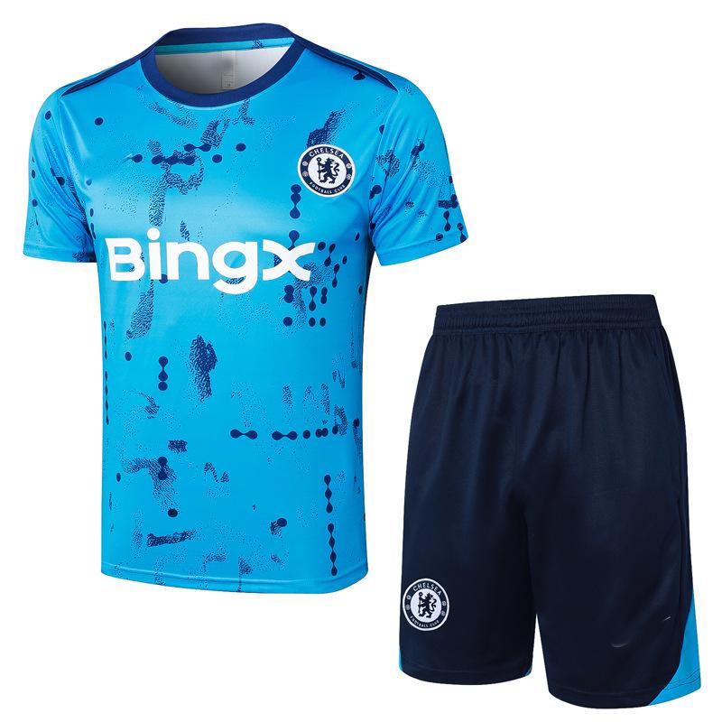 Football Training Jersey 2425 Riyadh Chelsea Barcelona Paris Real Madrid Arsenal Jersey Short-Sleeved Set