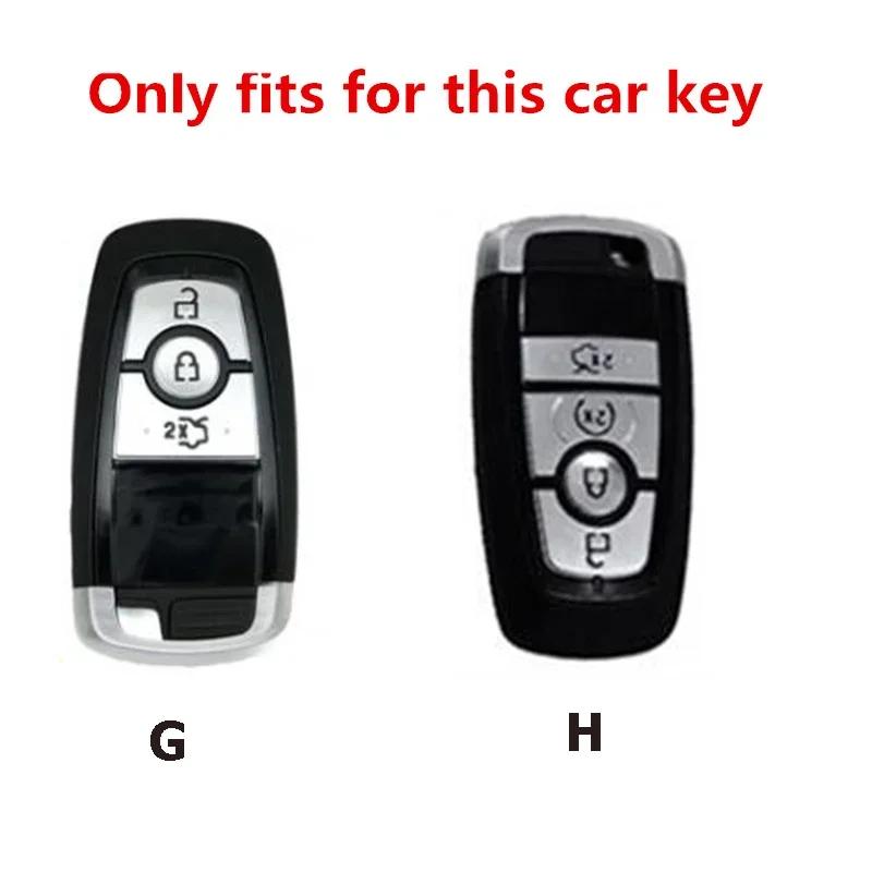 Car Sticker 2026 Ford Car Remote Key Case Cover For Ford Fusion Mustang Explorer F150 F250 F350 2017 2018 EcoSport Edge S-MAX Ra
