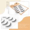 LASHIDOL Натуральные накладные ресницы Накладные ресницы Пучок Накладные ресницы Пучок для уголка глаза Накладные ресницы Тонкий прозрачный стержень