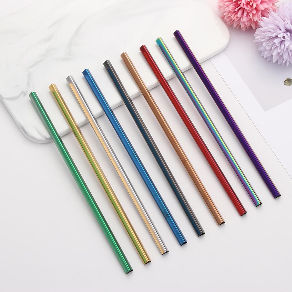 Kitchen Accessories Stainless Steel Drinking Straw Bar Tool Reusable Straw Metal Straws