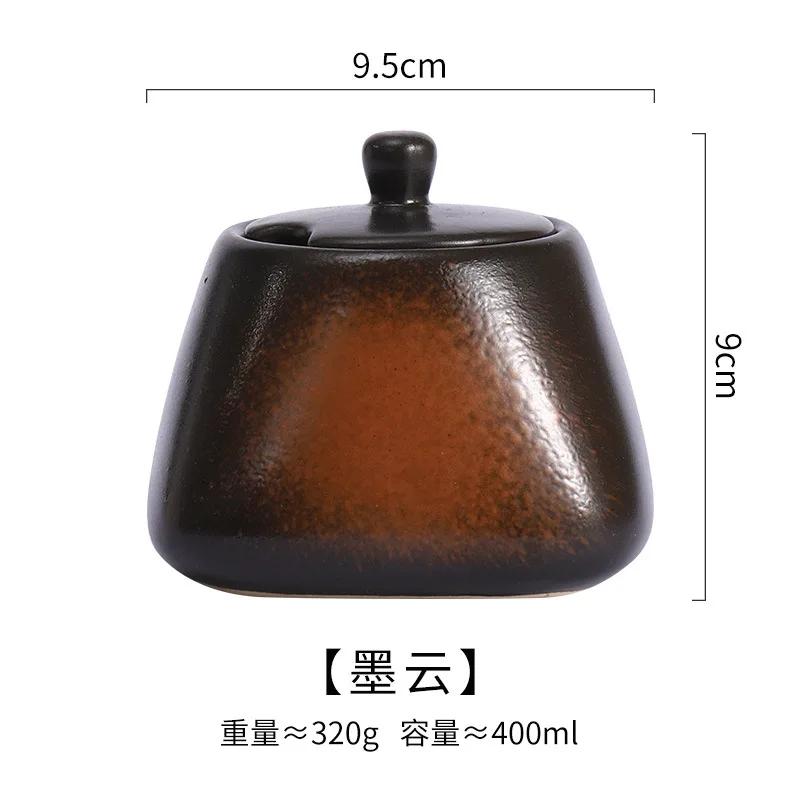 Горшок для приправ, керамическая коробка для приправ, набор для приправ на кухне, перечница, соль, сахар, перец чили