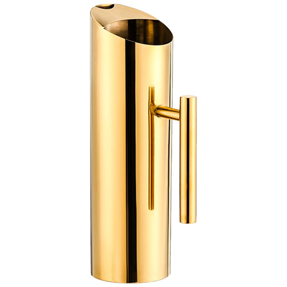 1.5/2L Gold Juice Pot Large Capacity Stainless Steel Modern Drinks Pitcher Red Wine Divider Container for Home Restaurant Bar