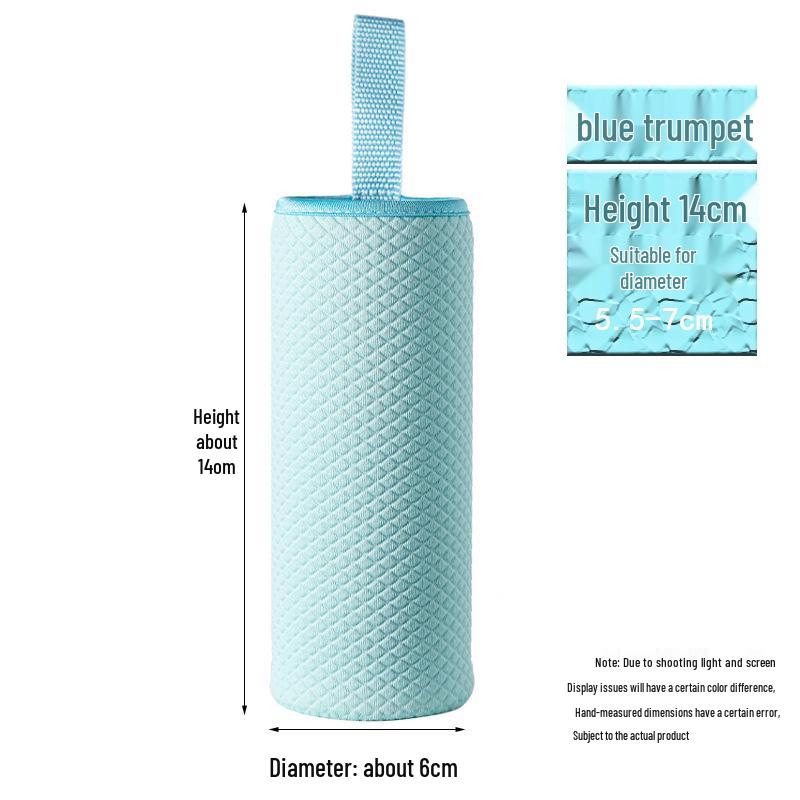 Универсальный ручной термоизолированный нескользящий чехол для стеклянной чашки с рельефным рисунком для сохранения тепла и защиты.