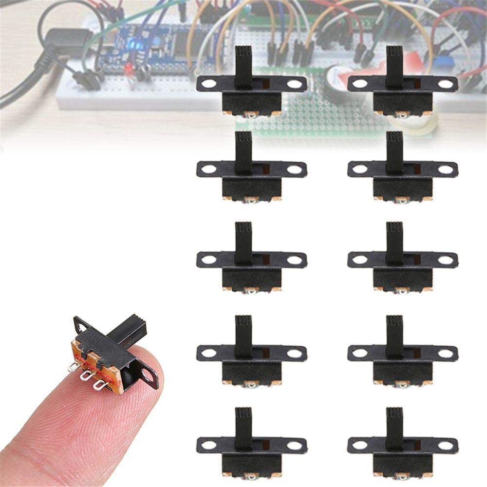 DIY Power Durable 3 Pin Miniature Slide Black SPDT Toggle Switch Switches Electrical Component