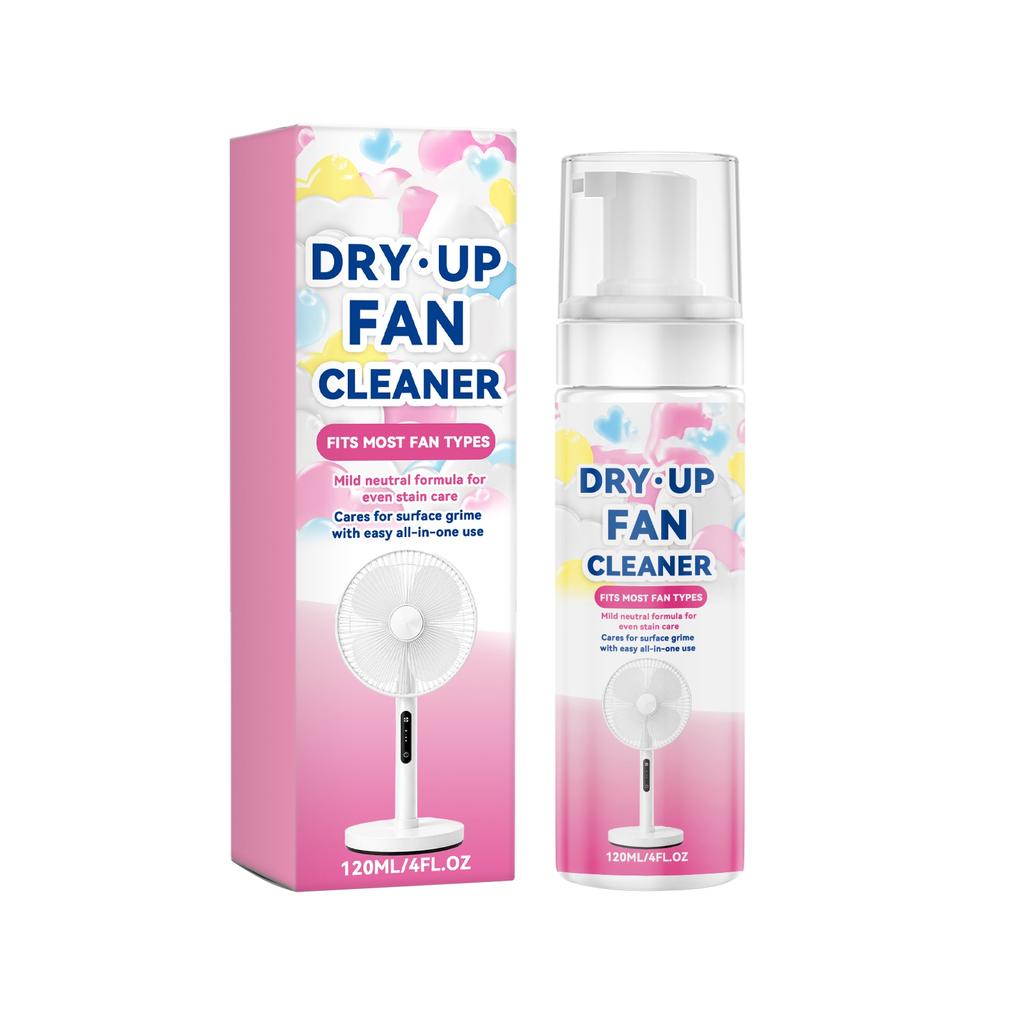 Очищающая пена для вентиляторов Dry Up Fan Cleaner для большинства типов вентиляторов Мягкая нейтральная формула для удаления поверхностной грязи Простое использование «Все в одном» 120 мл