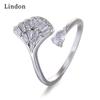 Классическое кольцо Lindon из медного сплава с цирконием, женские ювелирные изделия, свадебный подарок для вечеринки