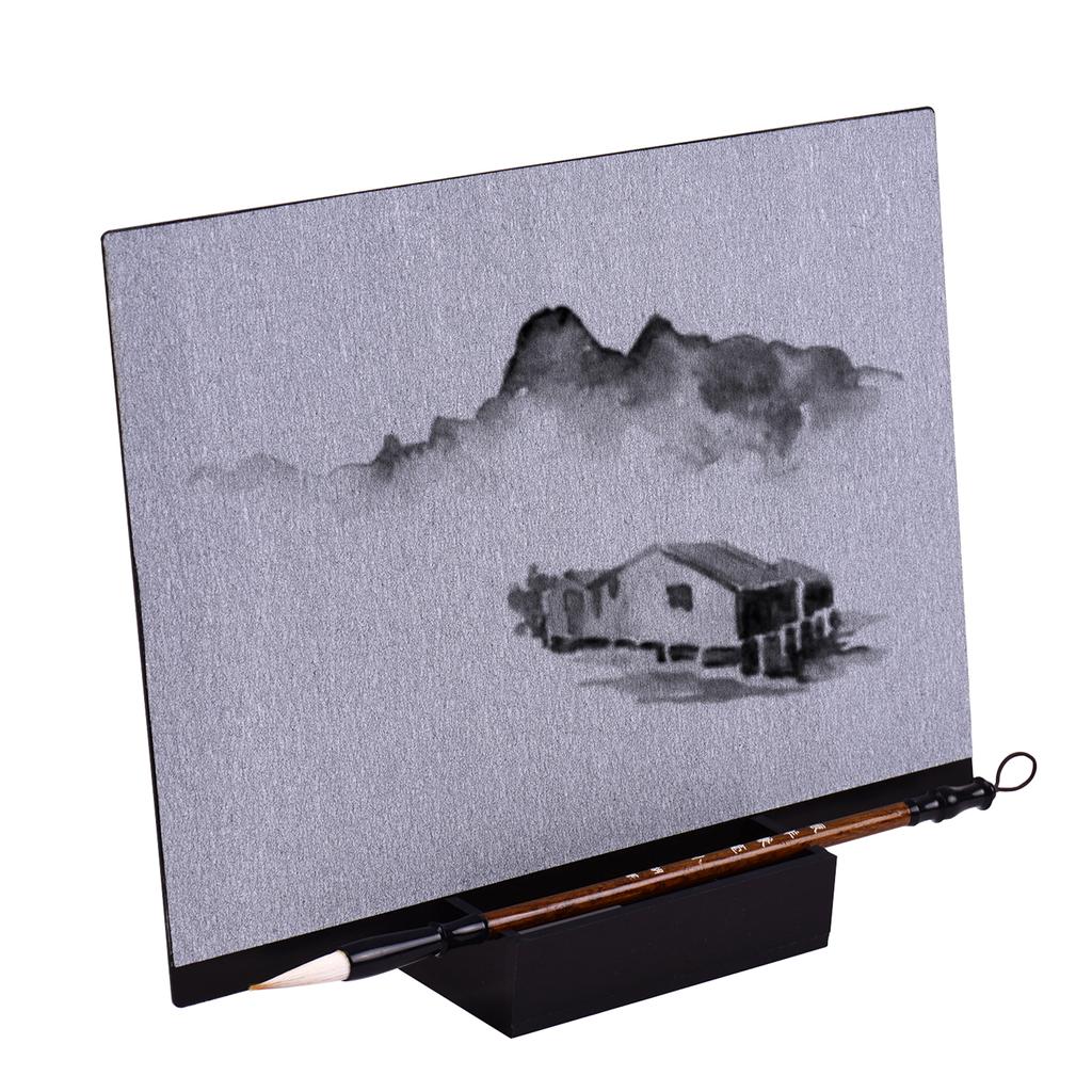 Reusable Buddha Board Artist Board Paint with Water Brush & Stand Release Pressure Relaxation