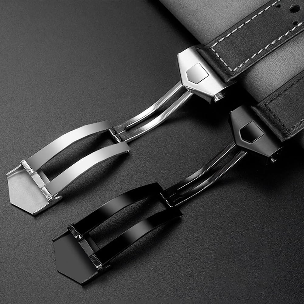 TAG 22mm Watch Strap Watch Band TAG Heuer Carrera Replacement Spring Bars Spring Bar Removal Special Box [ZHUOLEI] "For Heuer" Application