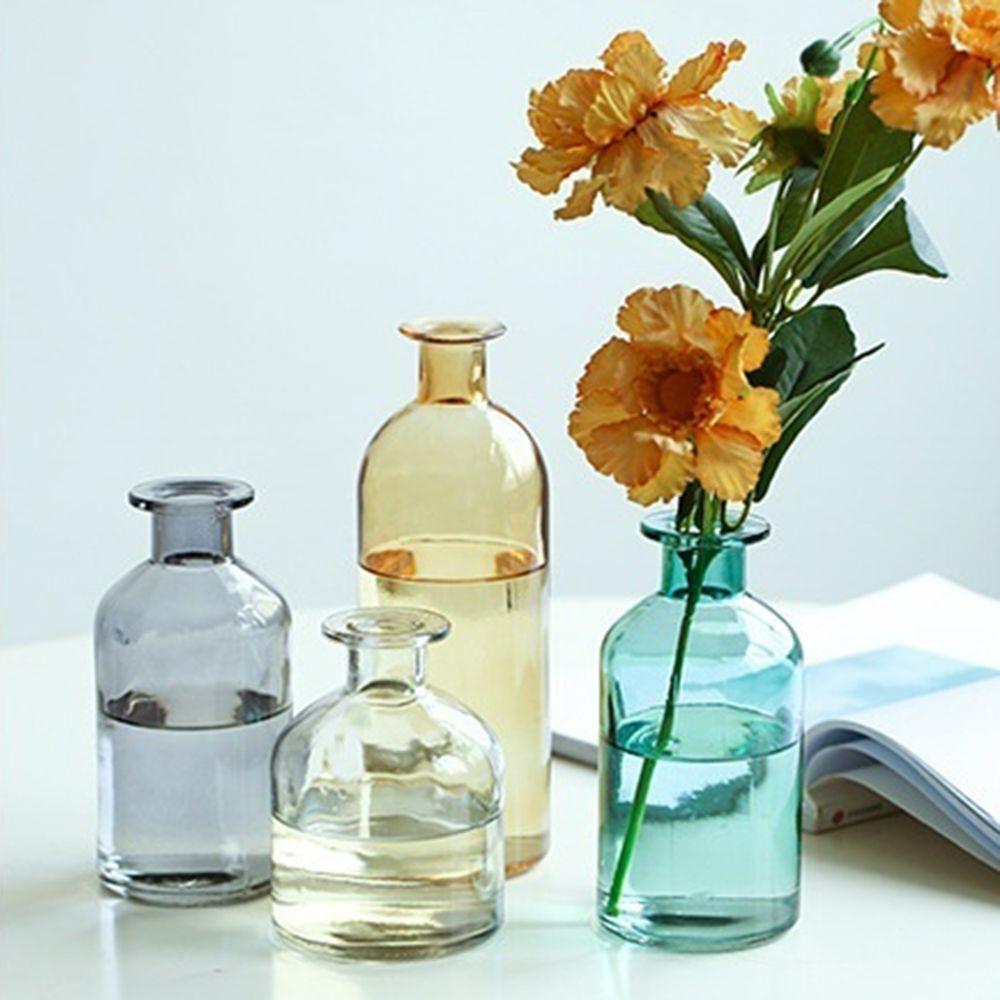 Цветочный горшок Цветочное украшение Гидропонное растение Домашнее украшение Ваза для цветов Стеклянная ваза Настольное украшение